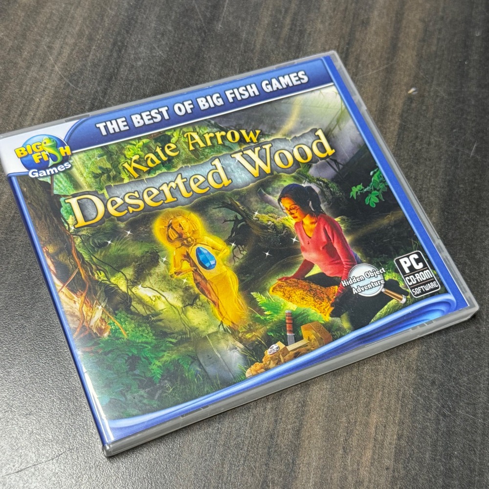 Kate Arrow Deserted Wood PC CD-ROM Big Fish Games Hidden Object Adventure